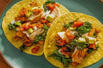 Mahi Mahi Tacos with Bell Peppers