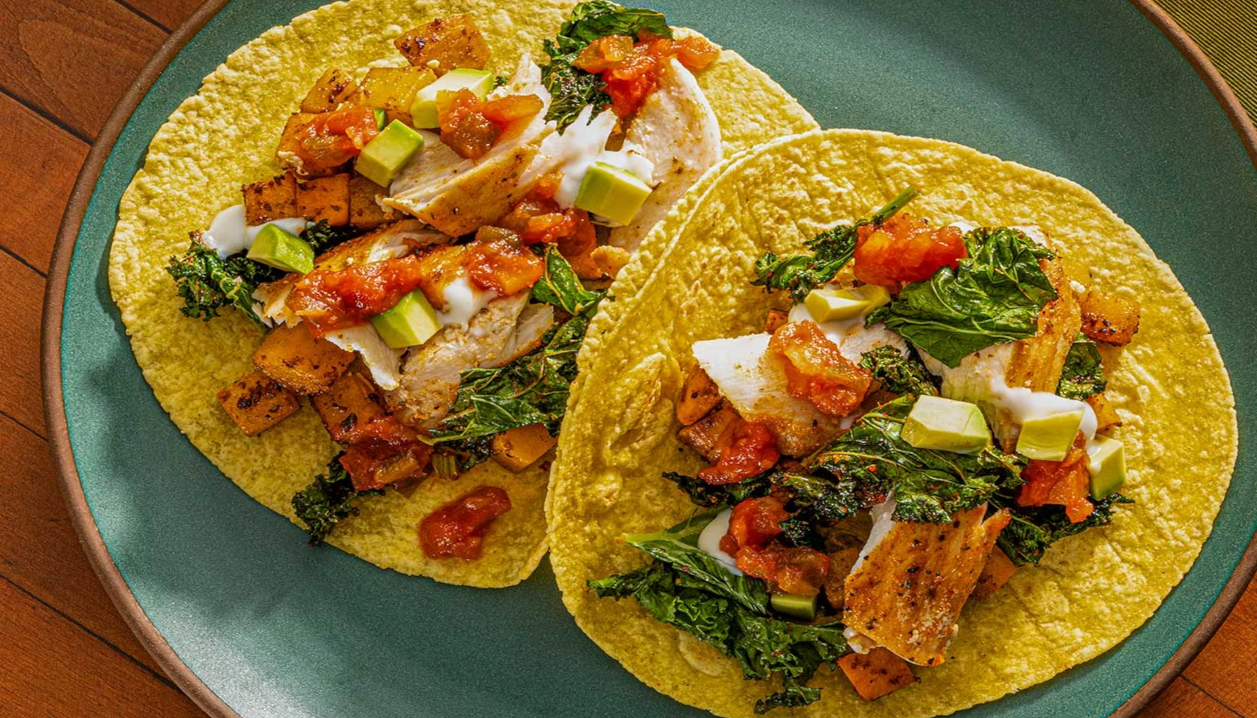 Mahi Mahi Tacos with Bell Peppers