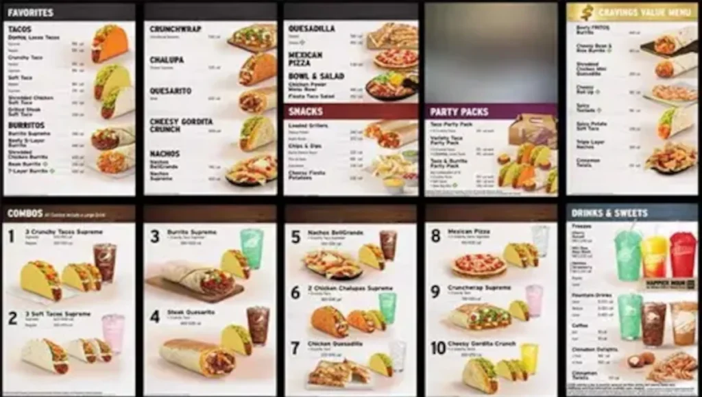 taco bell menu img