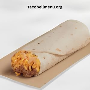 Cheesy Bean and Rice Burrito