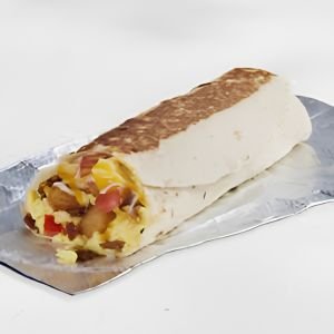 Grande Toasted Breakfast Burrito Bacon