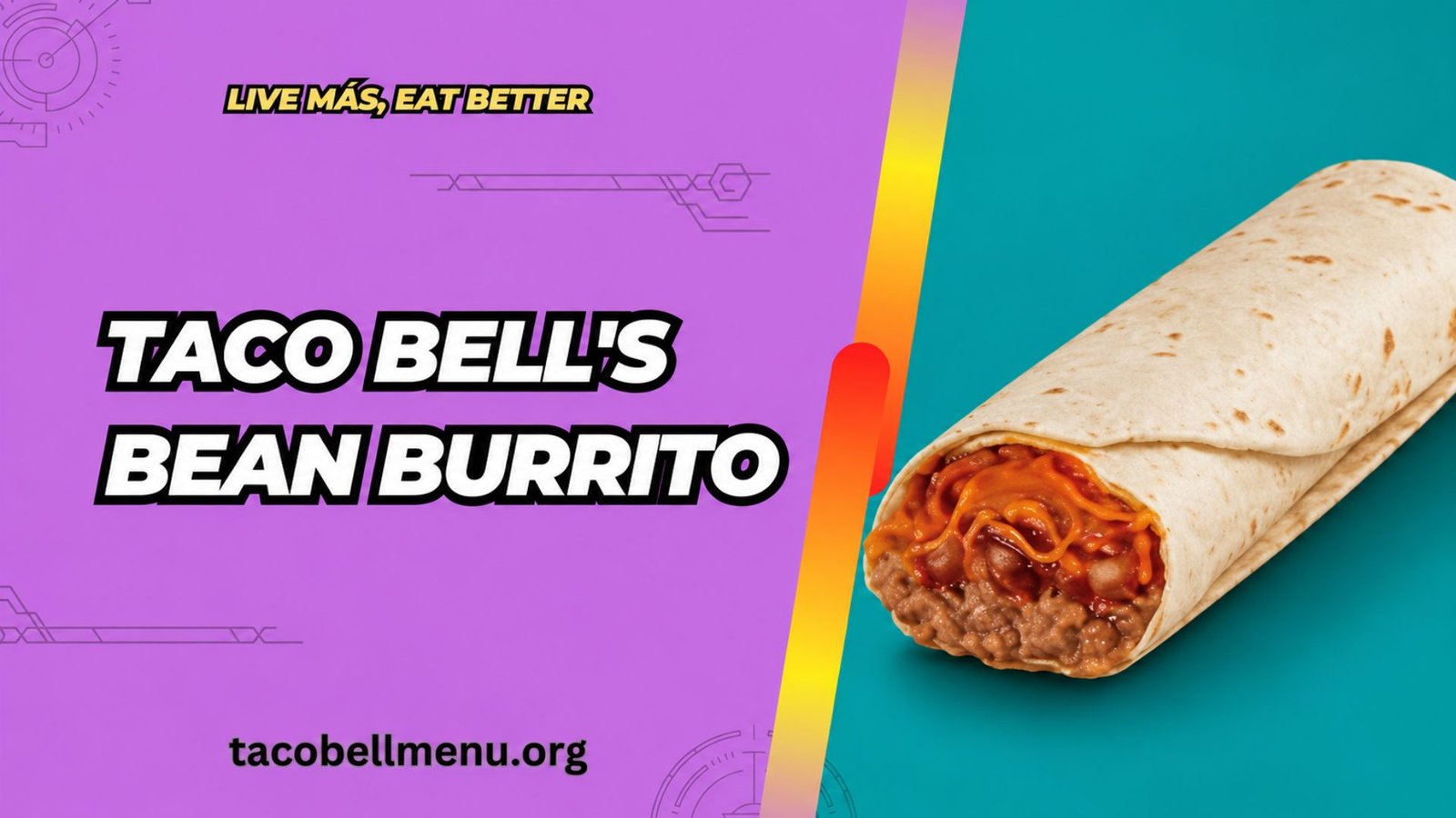 Taco Bell Bean Burrito Menu Item Image