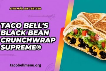Taco Bell Black Bean Crunchwrap Supreme Menu Item Image