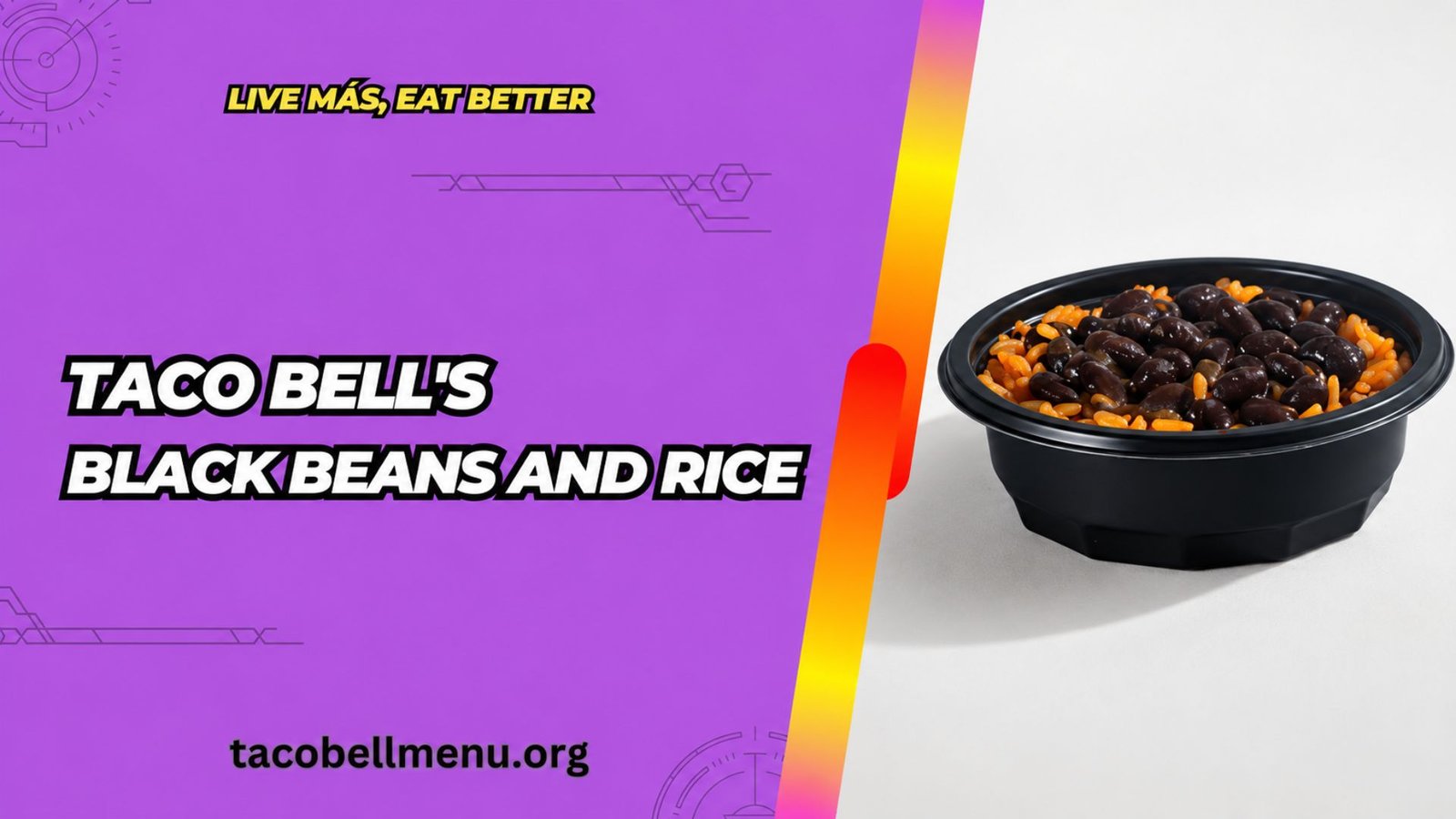 Taco Bell Black Beans and Rice Image
