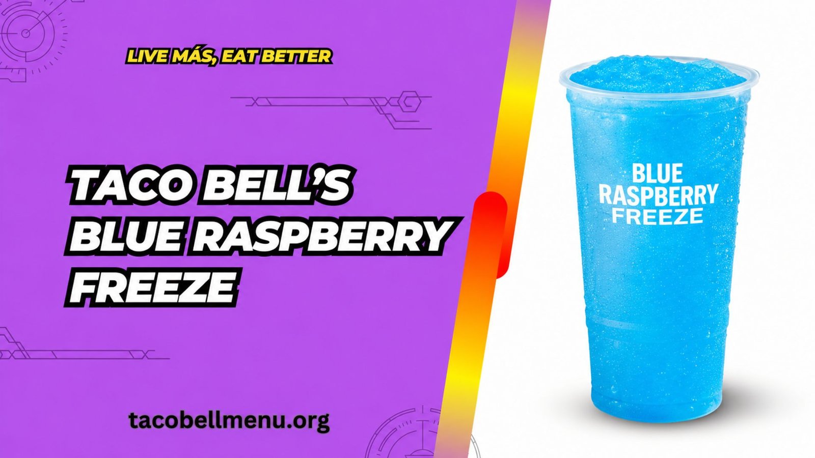 Taco Bell Blue Raspberry Freeze Menu Item Image