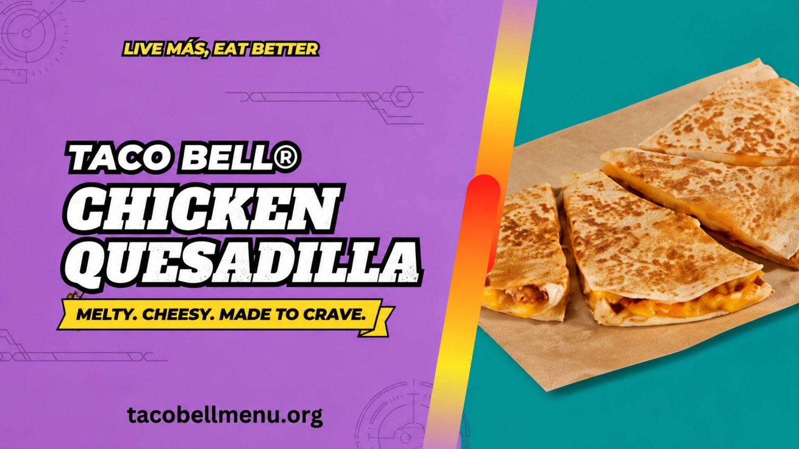 Taco Bell Chicken Quesadilla menu item image