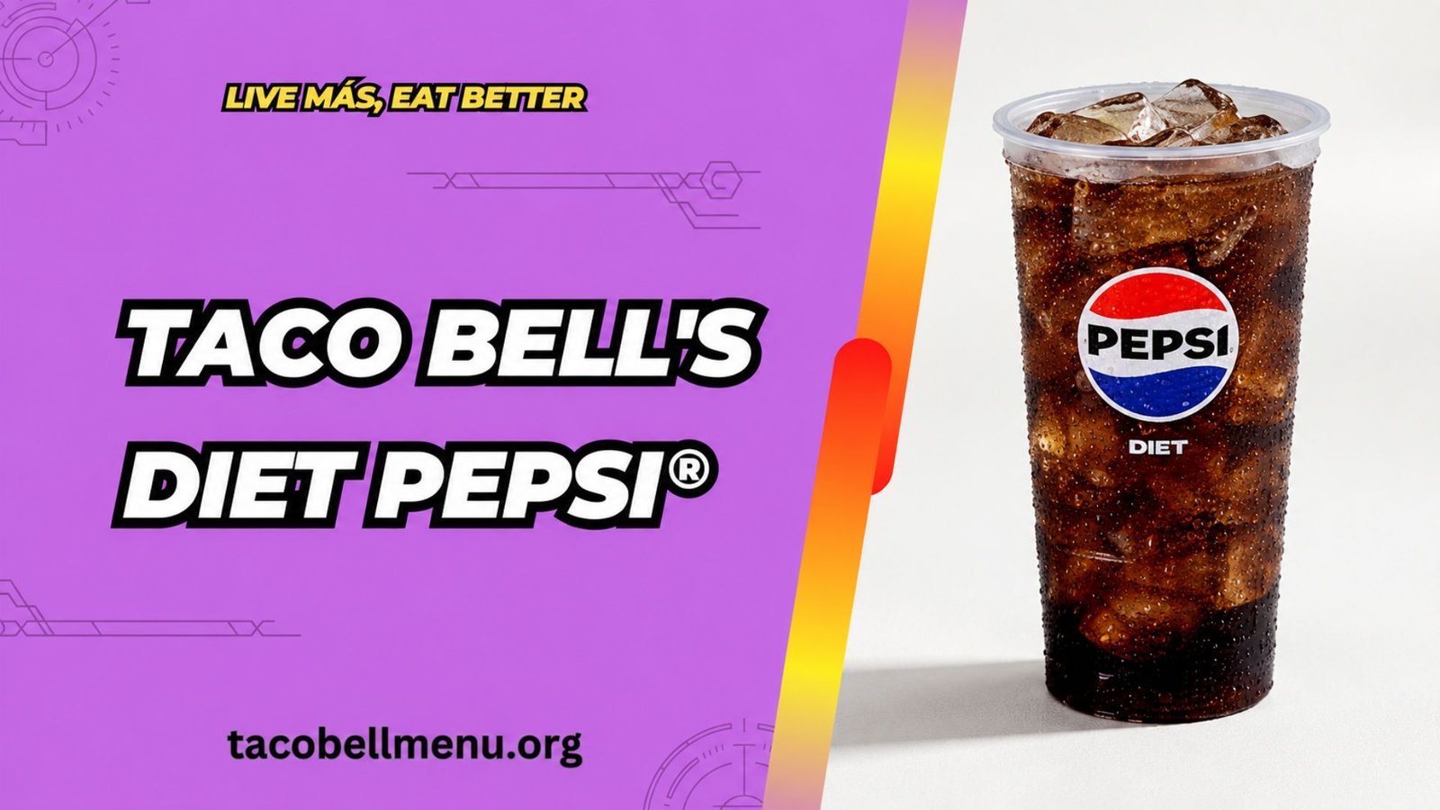 Taco Bell Diet Pepsi Menu Item Image