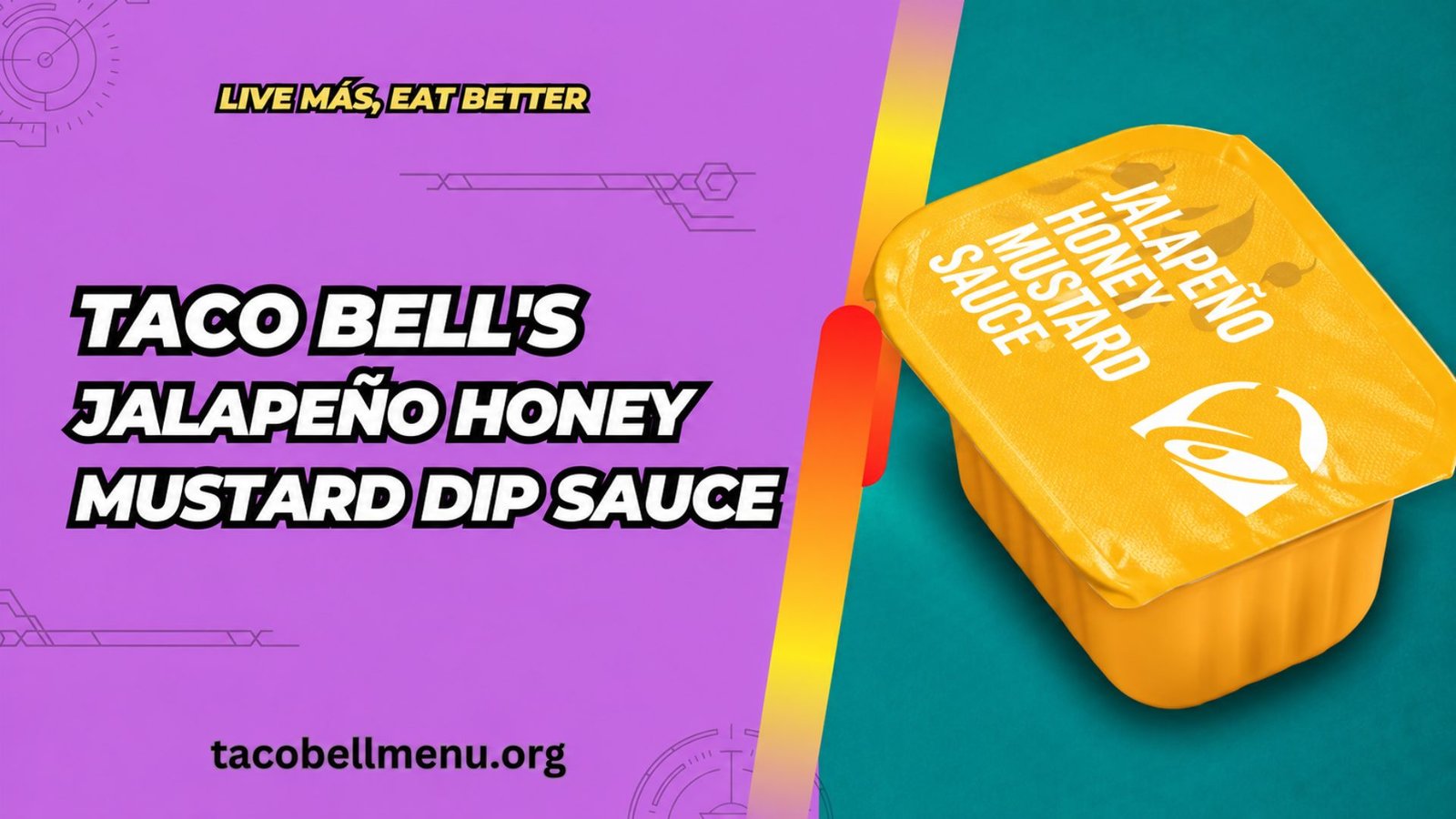 Taco Bell Jalapeño Honey Mustard Dip Sauce Image