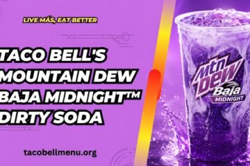 Taco Bell MOUNTAIN DEW BAJA MIDNIGHT™ dirty soda menu item image