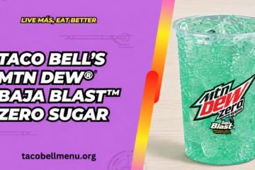 Taco Bell MTN DEW® Baja Blast™ Zero Sugar Menu Item Image