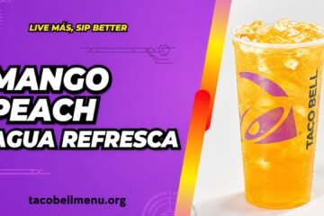 Taco Bell Mango Peach Agua Refresca Menu Item Image