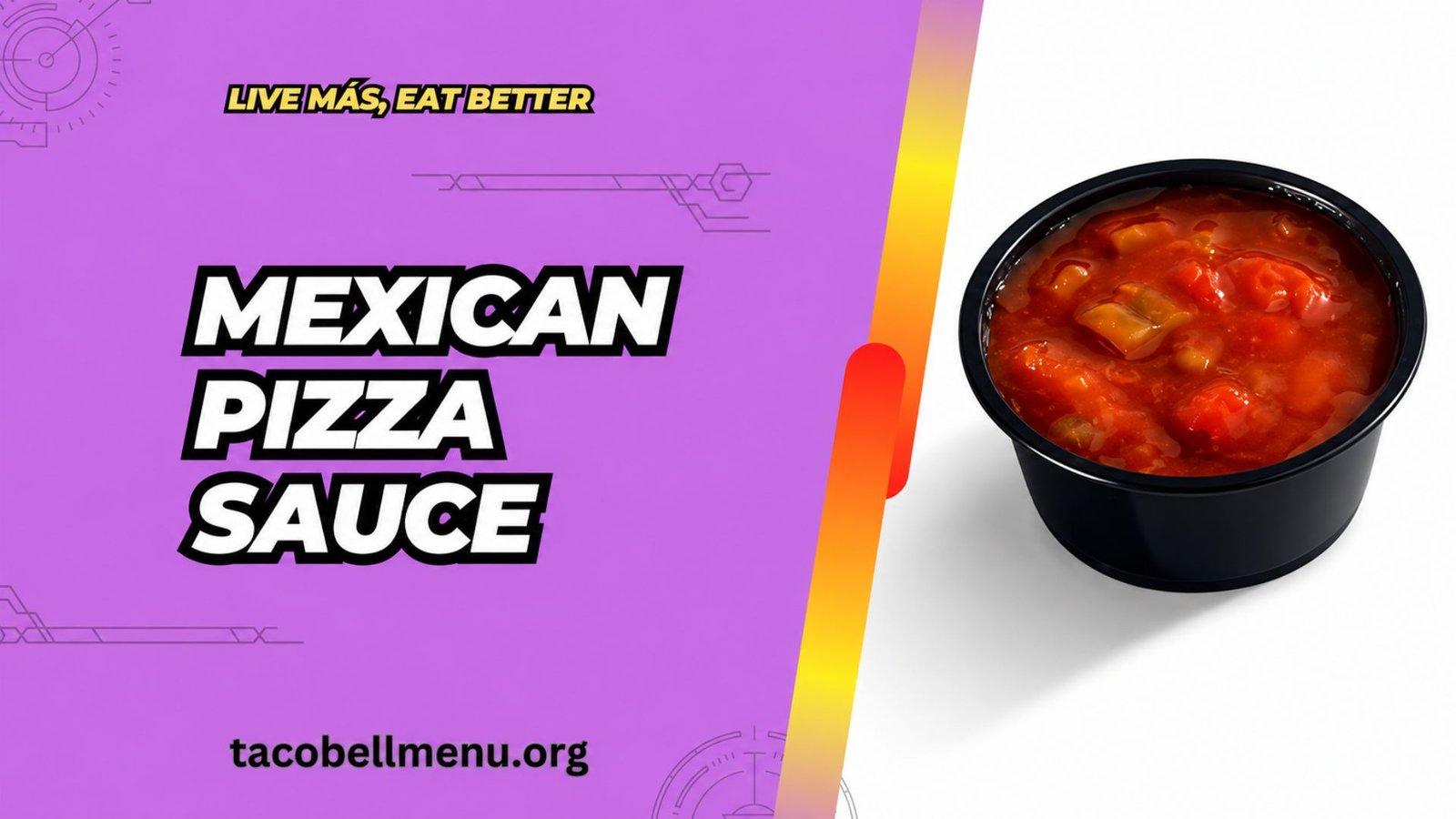 Taco Bell Mexican Pizza Sauce Image