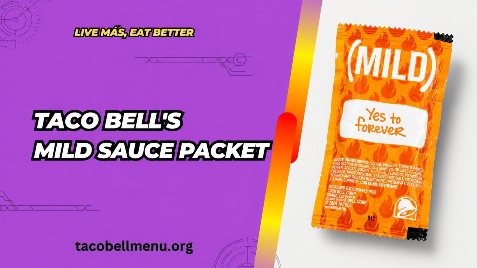 Taco Bell Mild Sauce Packet Image