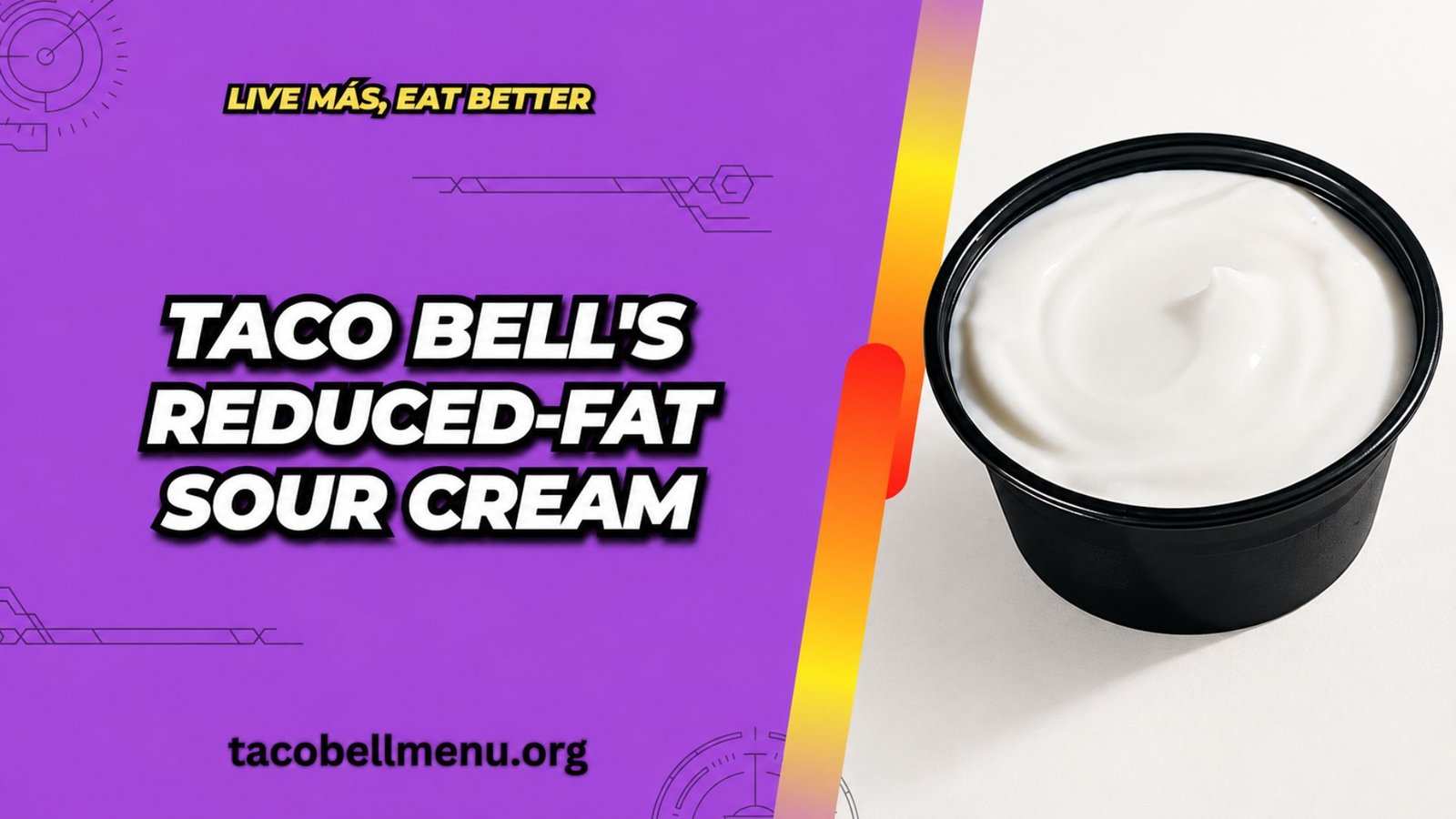 Taco Bell Reduced-Fat Sour Cream Image