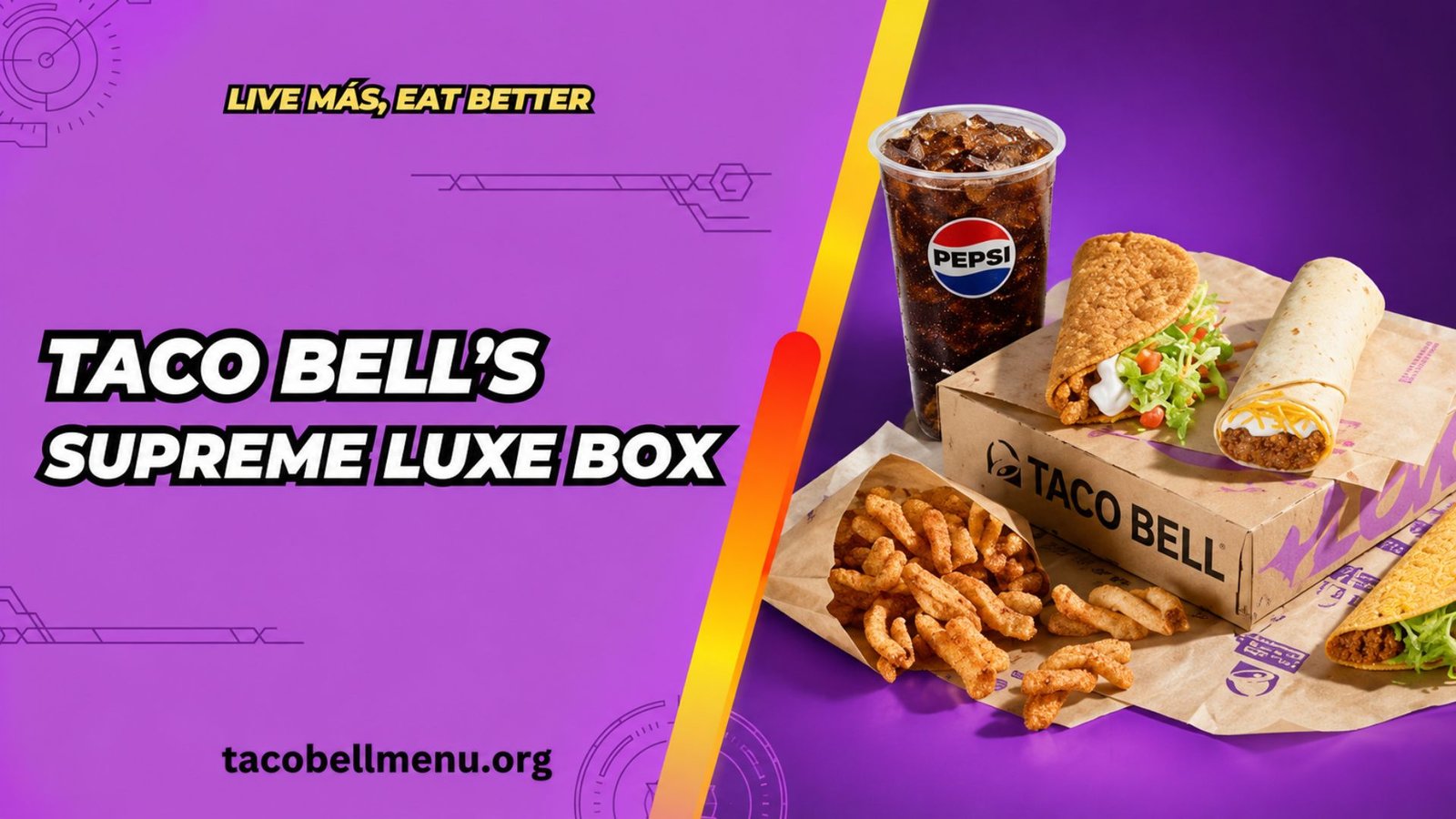 Taco Bell Supreme Luxe Box Menu Item Image