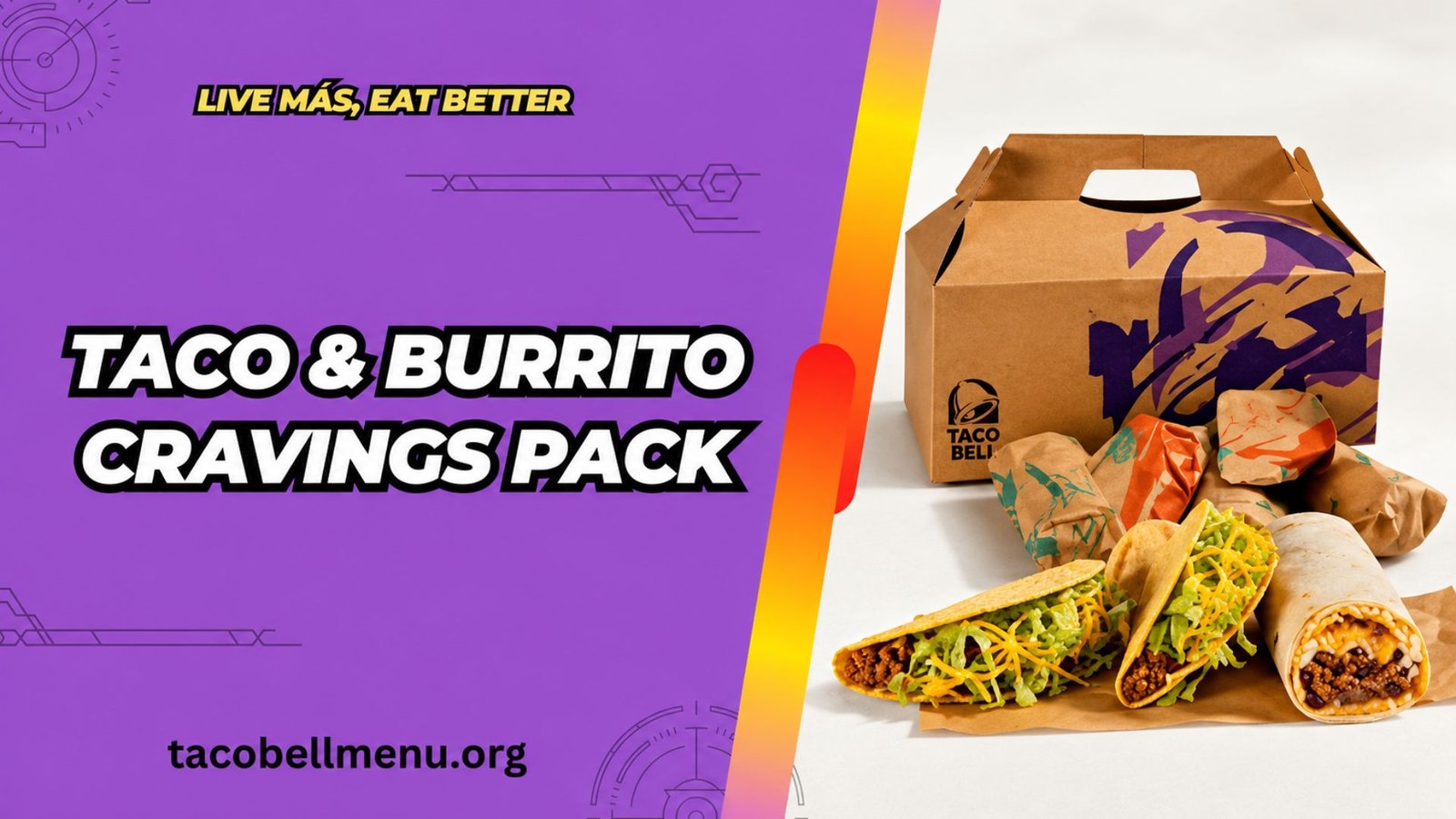 Taco Bell Taco & Burrito Cravings Pack Menu Item Image