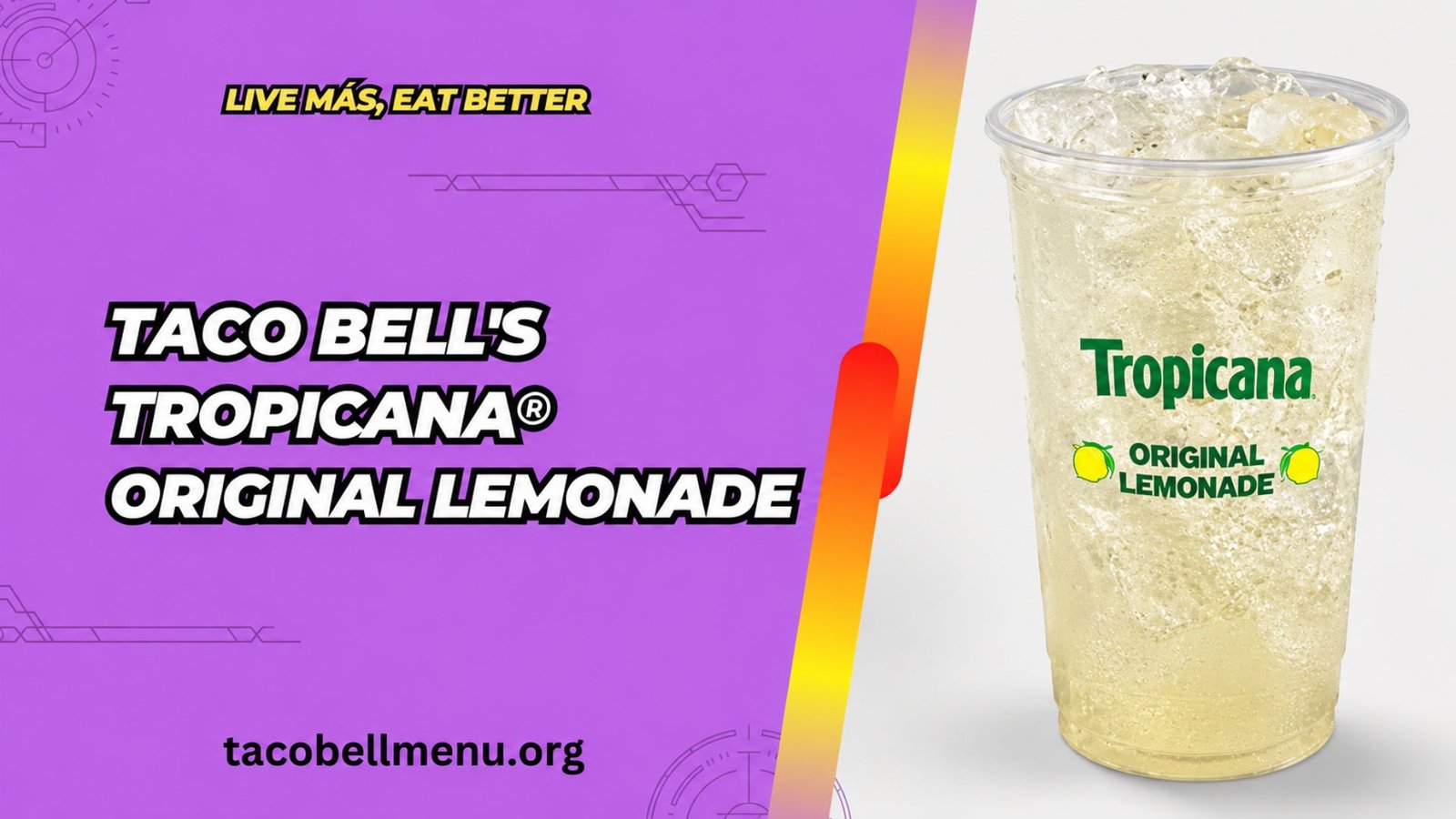 Taco Bell Tropicana® Original Lemonade Menu Item Image