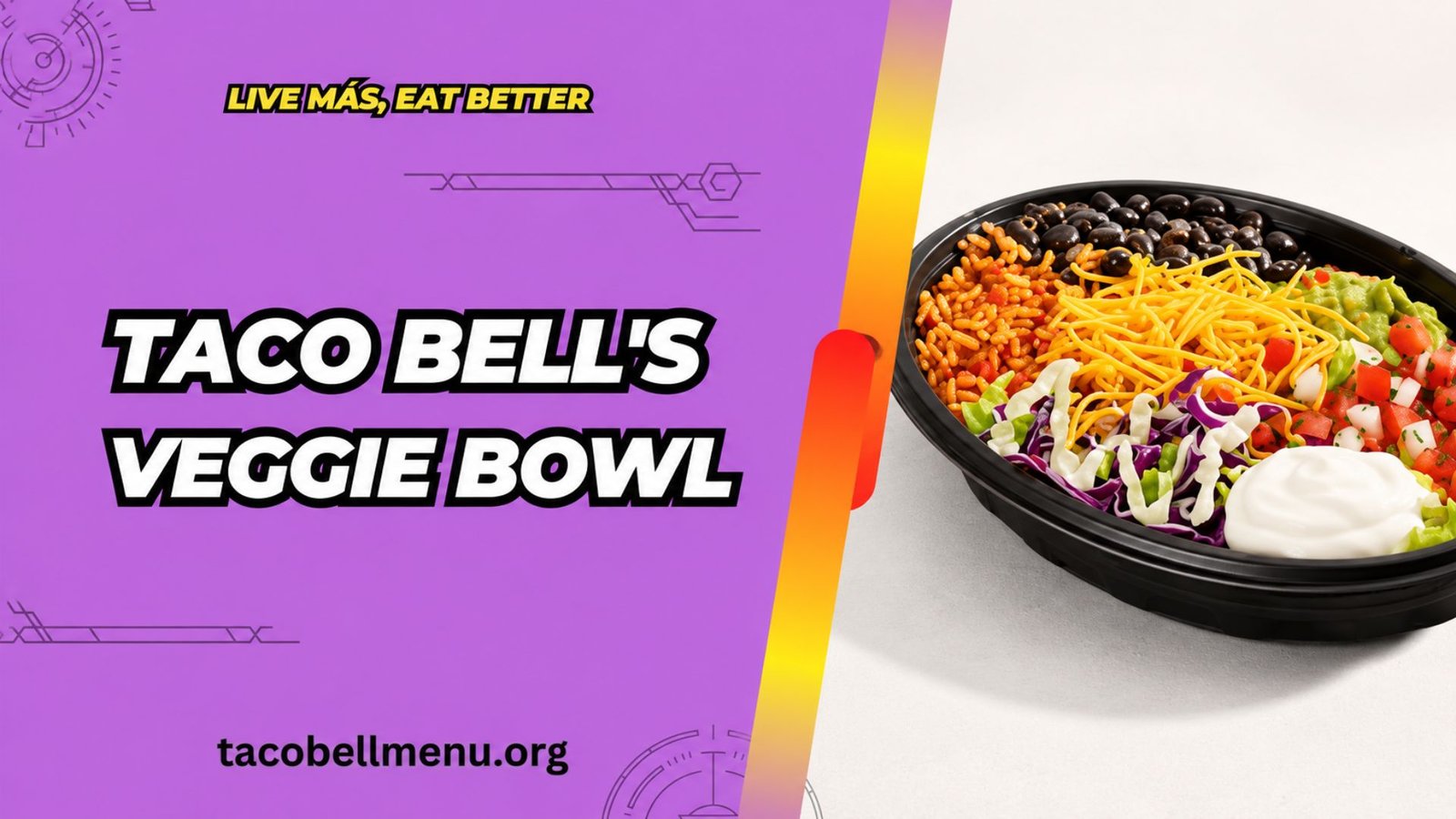 Taco Bell Veggie Bowl Menu Item Image