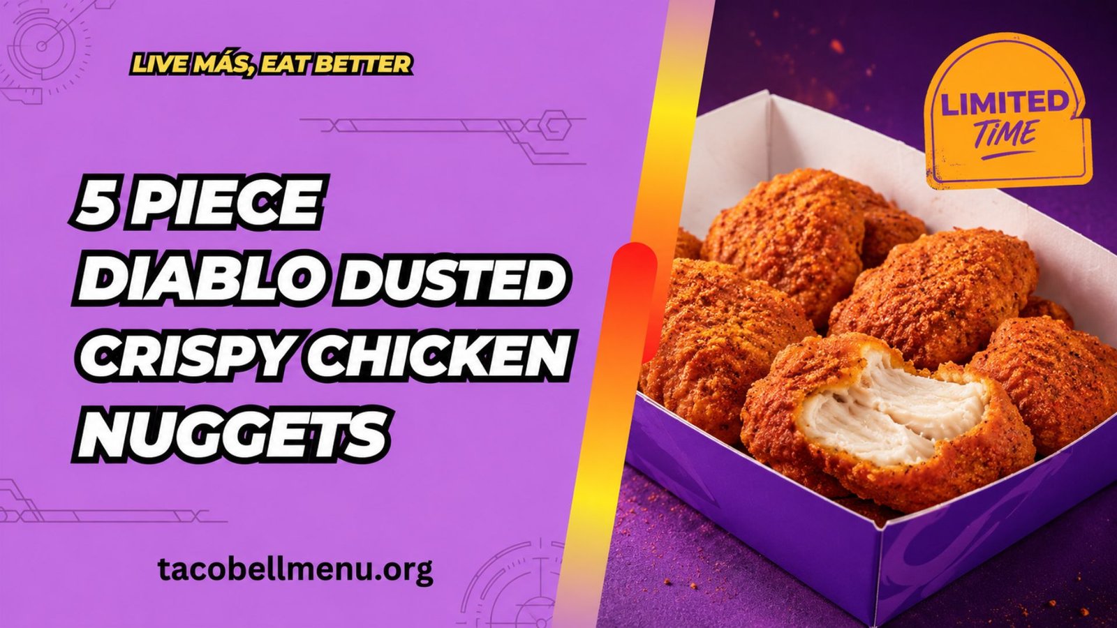 Taco bell 5 Piece Diablo Dusted Crispy Chicken Nuggets image item image
