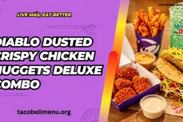 Taco bell Diablo Dusted Crispy Chicken Nuggets Deluxe Combo image