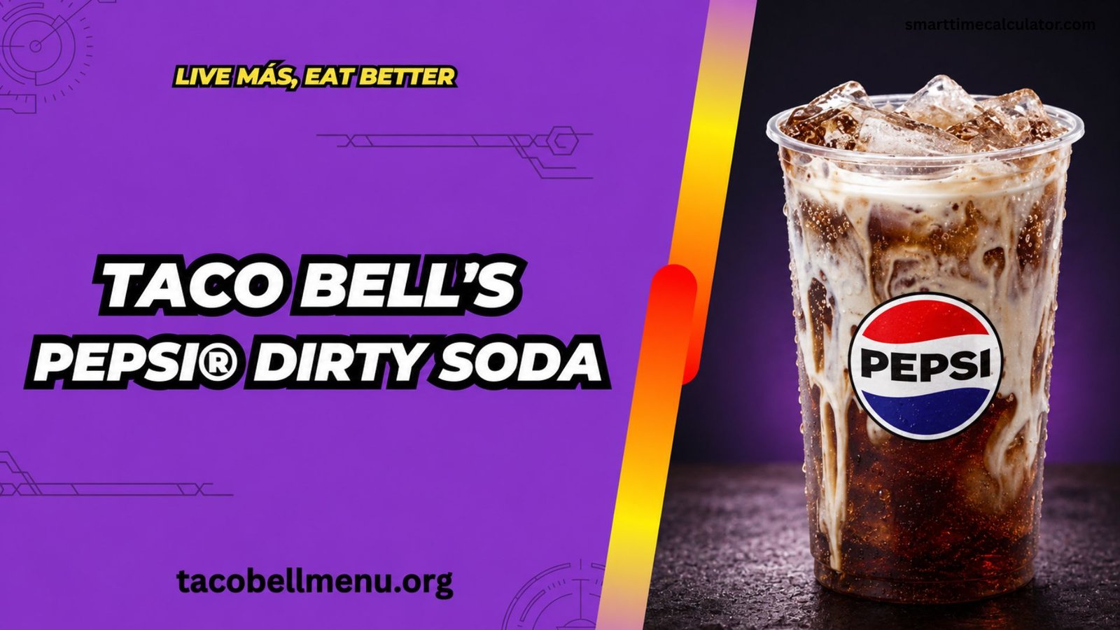 Taco bell PEPSI® dirty soda menu item image